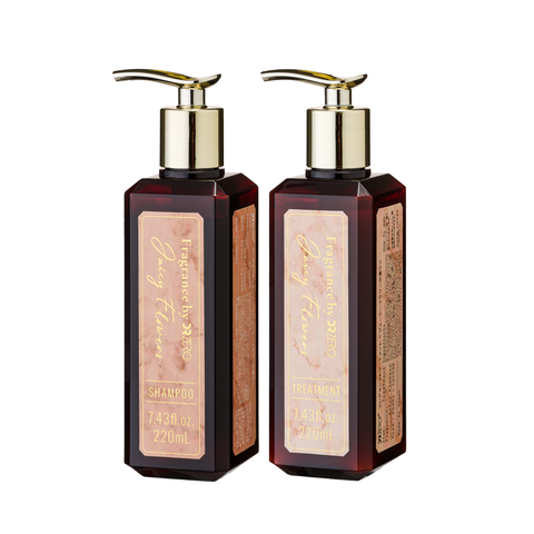 FRAGRANCE SHAMPOO & TREATMENT SET JUICY FLOWERS