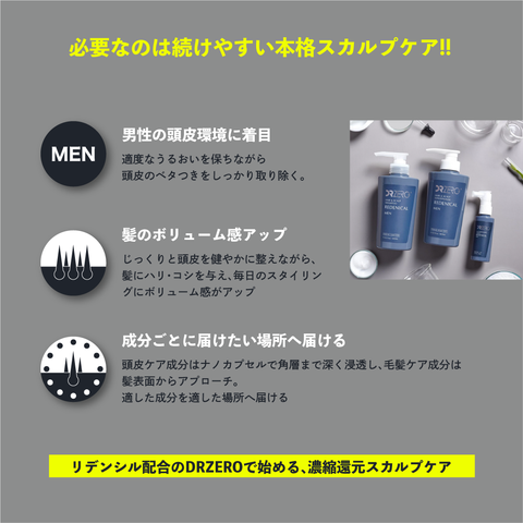 REDENICAL HAIR & SCALP SHAMPOO MEN